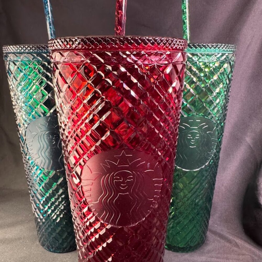 Starbucks Venti Cold Cup -  Holiday Jeweled Bundle